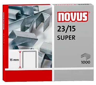 Скоби для степлера NOVUS № 23/15 SUPER ( 042-0044 )